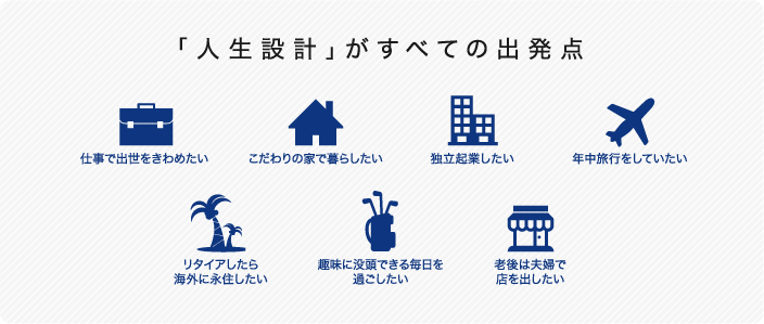 「人生設計」がすべての出発点